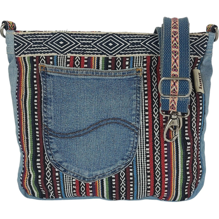 Sunsa Women's Bags Crossbody Bag Handbag Canvas & Jeans. Large Boho Crossbody Bag/Bag Shoulder Bag, Gift Ideas for Women/Girls Sustainable Products