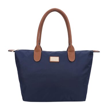 Сумка жіноча Gallantry Paris Shopper D.blauw - шкіряний вигляд, сумка через плече