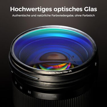 Поляризаційний фільтр Rollei F:X Pro CPL 82 мм - для об'єктивів камери, висока якість зображення, без відблисків