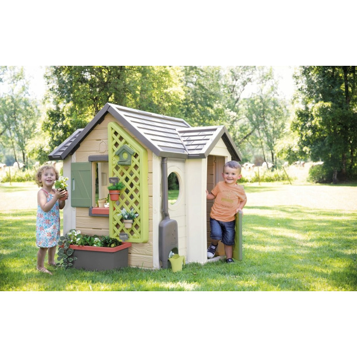 Дитячий ігровий будиночок-сад Smoby Life з 21 аксесуаром