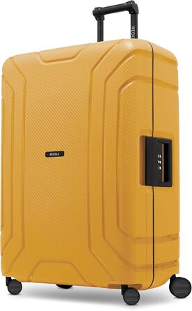 Набір валіз REDOLZ Hartschalen 3-х частинний (Dark Yellow) з TSA-замком | З поліпропілену, 4 колеса, система 3-х точок | Для жінок та чоловіків (Essentials 15)