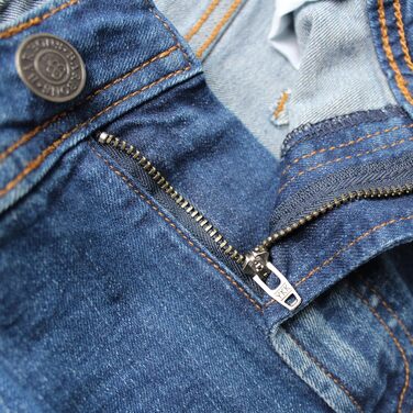 Чоловічі джинси BARBONS Regular Fit Stretch - класичні прямі джинси преміум якості, темно-синій, 36W/32L