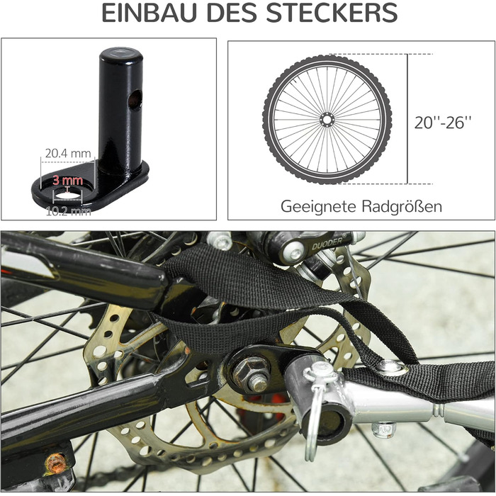 PawHut Причіп для собак 2-в-1, велосипедний причіп для собак, візок для собак з відбивачами, прапорцем, причіп для собак PawHut, оксфордська тканина (Червоний+Чорний)