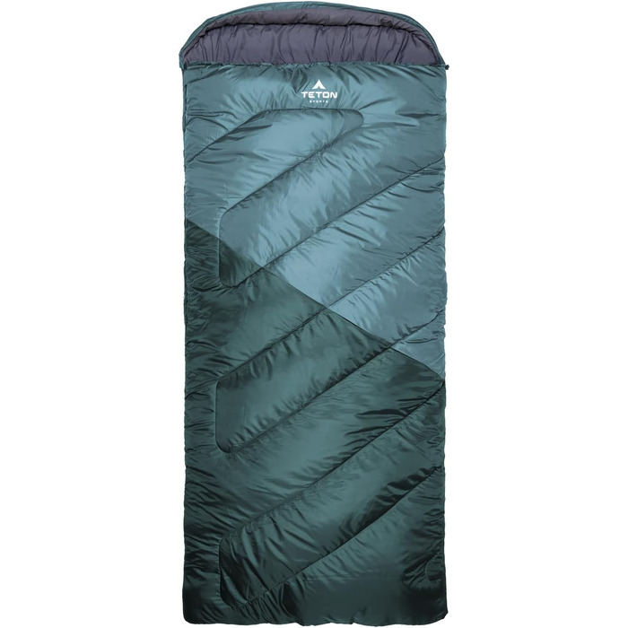 Спальний мішок TETON Sports Degree C Flannel Lined Left Zip 18 Grad C Flanell gefütterter linker Reißverschluss - блакитний (XXL, -25°C, ліва блискавка, lagoon)