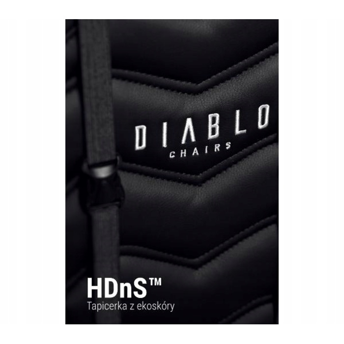 Ігрове крісло Diablo Chairs Diablo X-Ray L, екошкіра, чорне