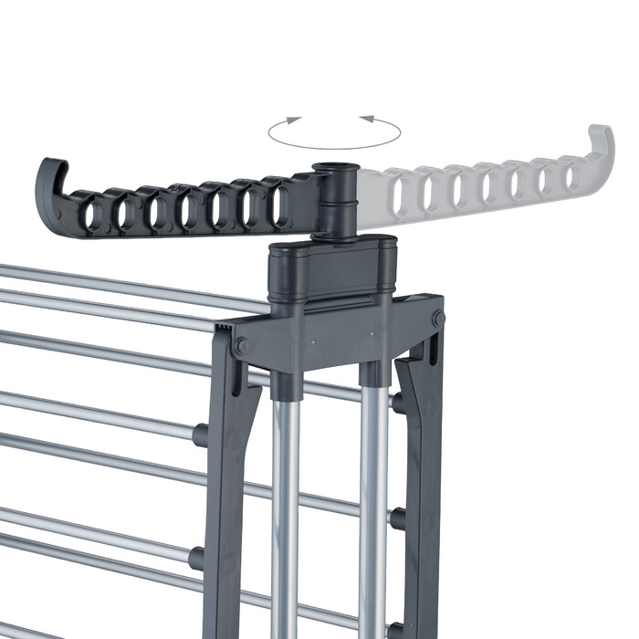 Rolling Clothes Drying Rack - Tower Design