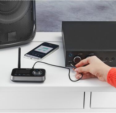 Bluetooth адаптер Hama для телевізора, стереосистеми, проектора: підключення навушників, колонок, телефону, планшета (Bluetooth передавач/приймач, Aux 3.5mm, Optical)