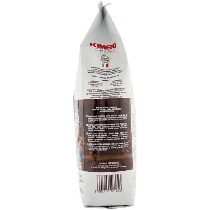 Кава в зернах Kimbo Espresso Classico, середній обсмаження, 1 кг
