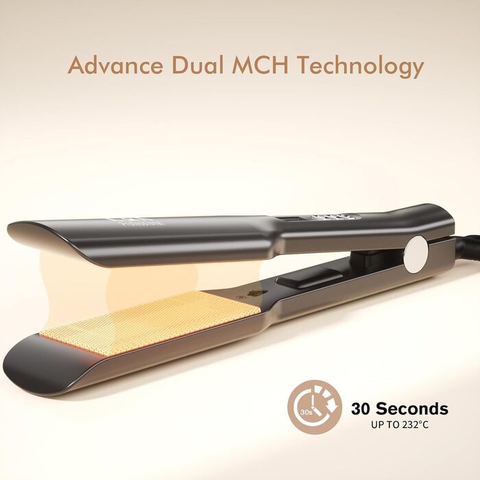 Випрямляч для волосся K&K Haare 45 мм з керамічно-титановим покриттям та іонізацією