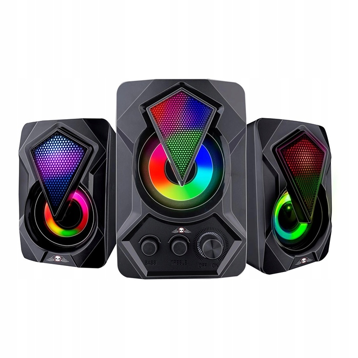 Ігрові колонки No Gear з багатокольоровою RGB-підсвіткою, USB
