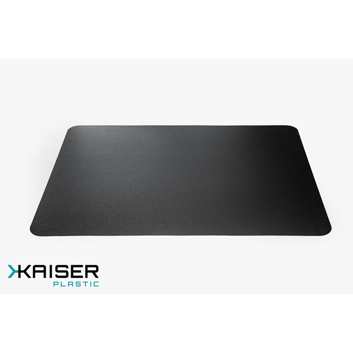 Килимок для гриля Kaiser plastic® | Чорний | 117 x 153 см | Зроблено в Німеччині | Для тераси, саду, балкону