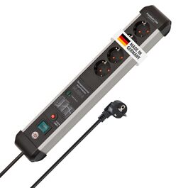 Мережевий фільтр Brennenstuhl Premium-Protect-Line на 4 розетки, кабель 3м, захисний подовжувач