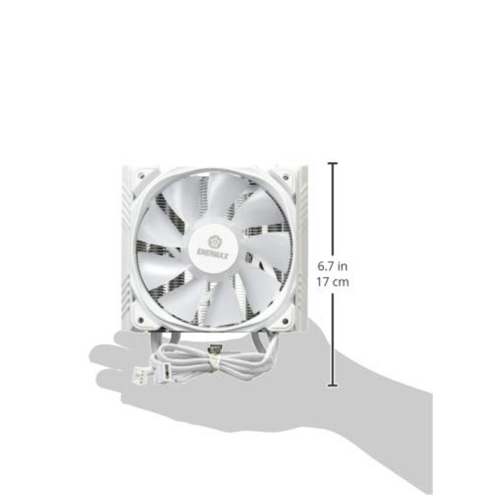 Enermax T50 Axe ARGB - Кулер для CPU, Білий