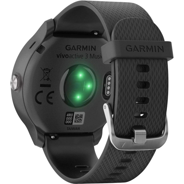 Розумний годинник Garmin vívoactive 3 Music GPS з музикою, Garmin Pay, встановлені спортивні додатки, чорний