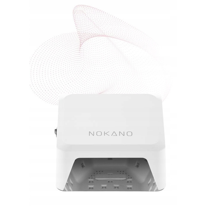 LED+UV лампа для манікюру NOKANO V9 36 Вт, біла