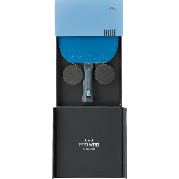 Набір для пінг-понгу STIGA Pro WRB Blue Edition - професійний стіл для настільного тенісу, 3 зірки, синій вкладиш