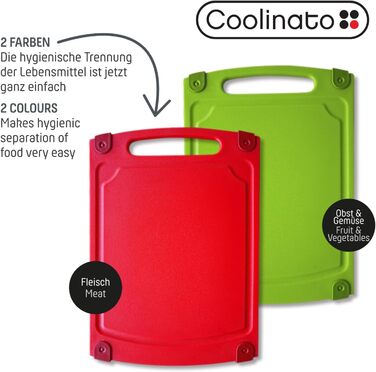 Набір кухонних дощок Coolinato з пластику сірого кольору (3 шт.) S/M/L – антибактеріальні, з жолобом для соку, неслизькі кути та ручки. 3 розміри для гігієнічного розділення. Набори кухонних дощок Coolinato сірого кольору (3 шт.) розмір S, M та L.