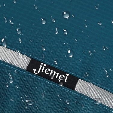 Дорожній косметичний органайзер Jiemei, водонепроникна сумка для аксесуарів з 4 відділеннями, підвісна та складана, розмір M, темно-зелений