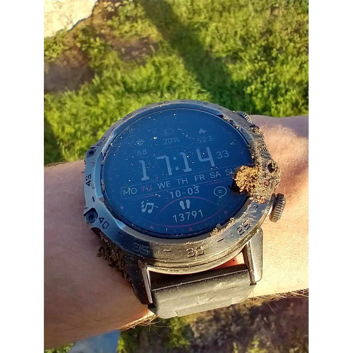 Чоловічий смарт-годинник JG Smart Hammer Black, чорний