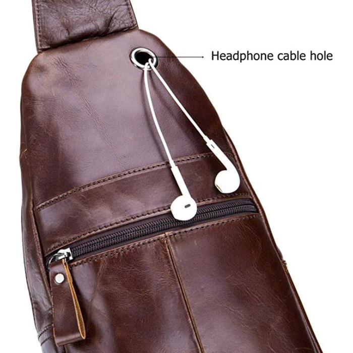 Чорна нагрудна сумка-рюкзак з нейлону для чоловіків та жінок. Ідеально для подорожей, роботи, школи, спорту та активного відпочинку.