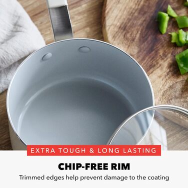 Набір посуду GreenPan x Bobby Flay 13 предметів: професійний алюміній, антипригарне покриття Ceramic, індукційний, сірий (Graphite/Nature's Delight)