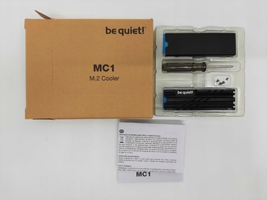 Радіатор be quiet! MC1 для SSD M.2 2280, алюміній, чорний