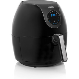 Princess XXL Air Fryer with 5.2L, Digital Touchscreen, 7 Programs, Oil-Free, 1700 W, Aerofryer 182050, Black REGULAR 5.2L