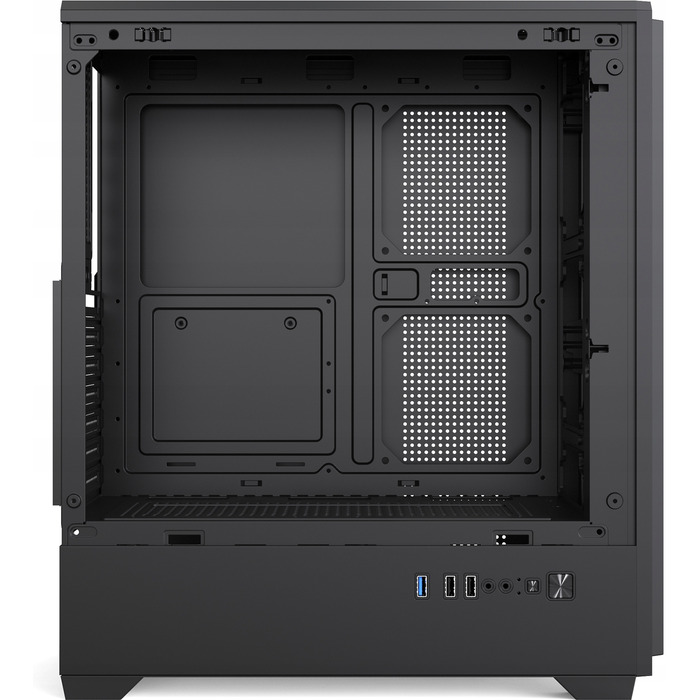 Великий комп'ютерний корпус ATX з USB 3.0, загартованим склом, сіткою (Mesh) та 3-ма RGB-вентиляторами
