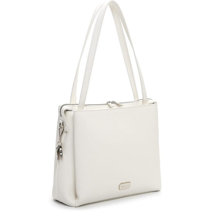 Сумка Taaris Shopper Katharina 34235, біла, середній розмір (M) - жіноча сумка через плече