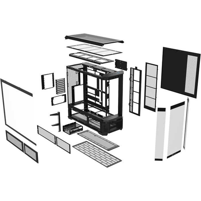 Корпус Thermaltake View 600 TG Full Tower: скло, USB-C 3.2 Gen2, підтримка радіаторів до 420мм