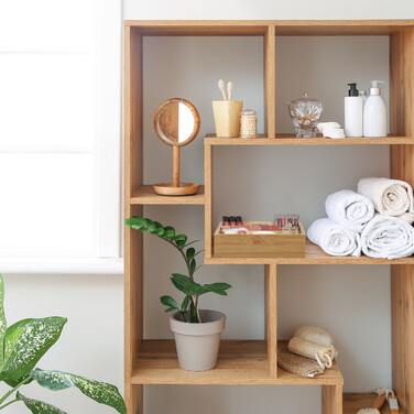 Relaxdays 2-Piece Bamboo Spice Rack for Drawer