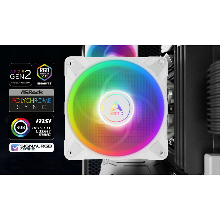 Кулер для процесора ARCTIC Freezer 36 A-RGB, білий