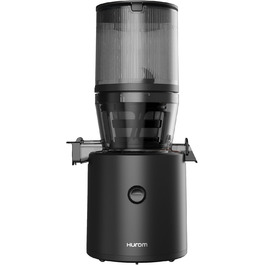 Соковижималка Hurom H320N для овочів і фруктів, електрична холодного віджиму, тиха, легка у чищенні, з великим контейнером 2 л, 200 Вт, BPA Free, чорна