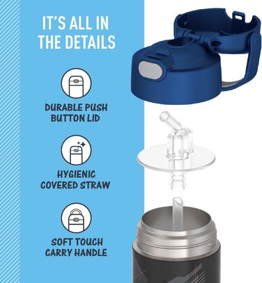 Термос Thermos Funtainer 340 мл, фіолетовий/блакитно-зелений (Lightyear)