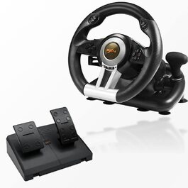 PXN V3 Pro: Геймерське кермо з педалями для PS4, Xbox, PC, Switch (180° оберт, вібрація)