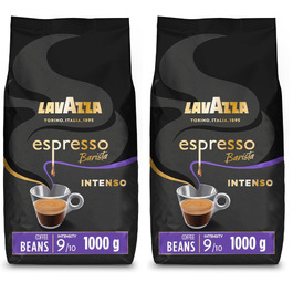 Кава в зернах Lavazza Espresso Barista Intenso, інтенсивність 9/10, середній обсмал, 1 кг (набір 2 упаковки)