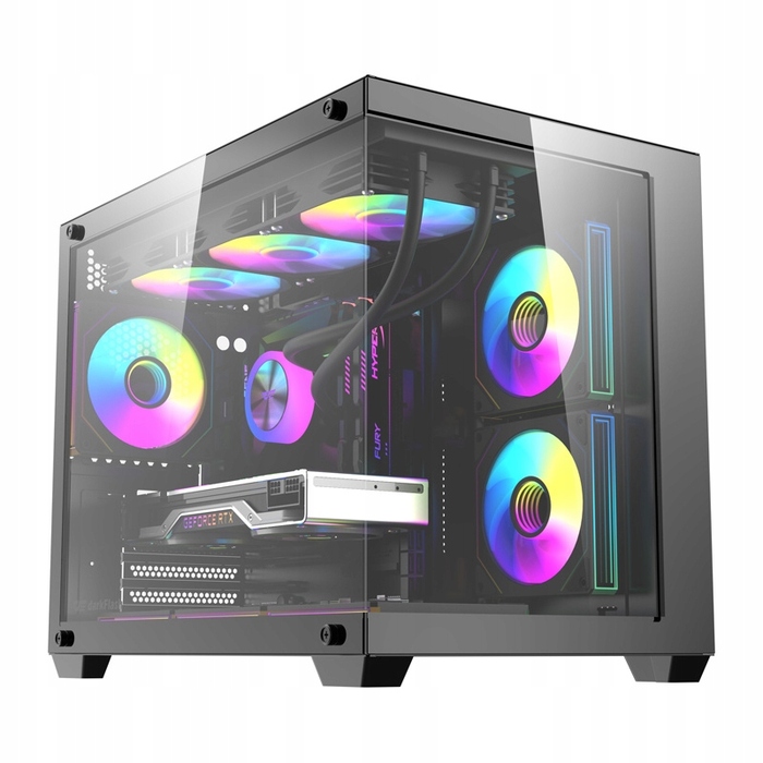 Корпус DarkFlash B275 PRO Mini Tower, чорний