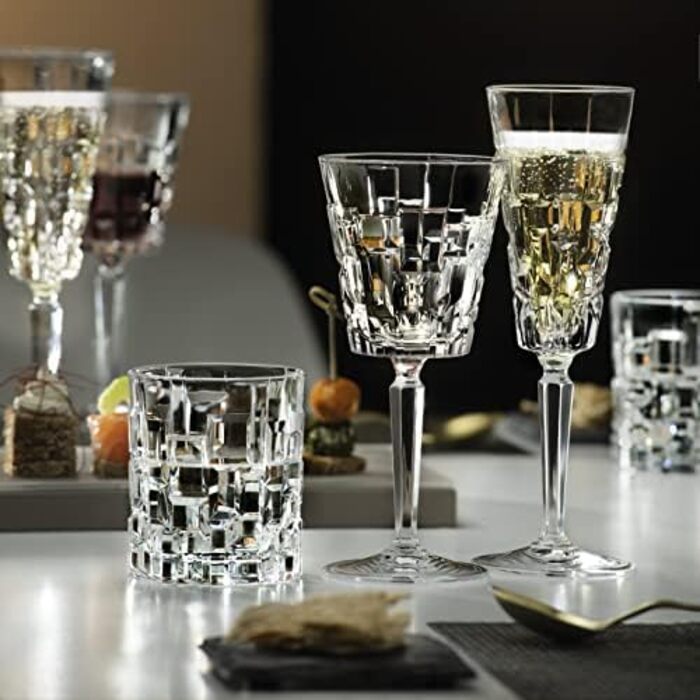 Набір склянок для віскі Etna RCR, 330 мл, 6 шт. Кришталеві Tumbler, ідеально для подарунку та дому