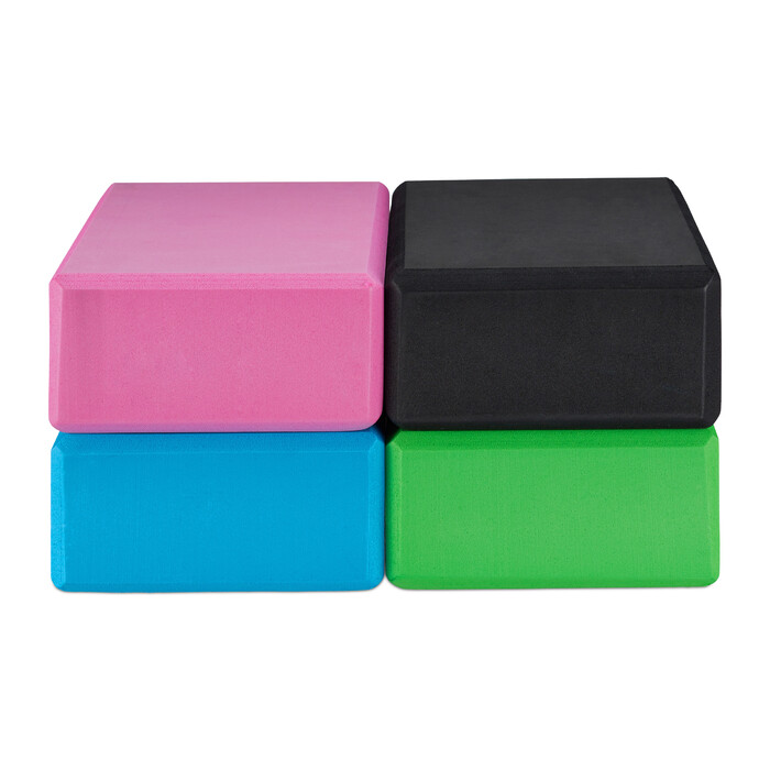 Relaxdays Yoga Block Set of 2