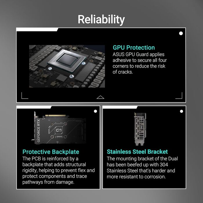 Ігрова відеокарта ASUS Dual GeForce RTX 5060 OC Edition 8GB GDDR7, чорна