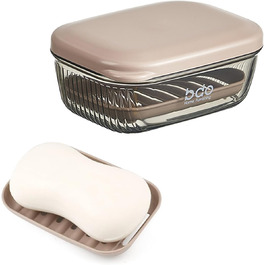 Миска для мила з водовідведенням, водонепроникна, знімна, для кемпінгу, подорожей, ванної кімнати