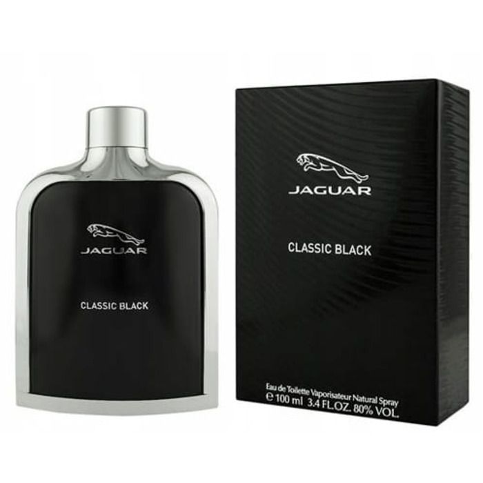 Туалетна вода Jaguar Classic Black, 100 мл, деревна