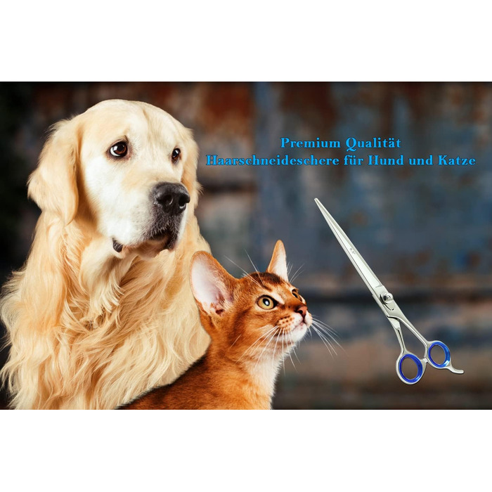 Професійна ножиця для грумінгу собак та котів, 8.5 дюймів, нержавіюча сталь