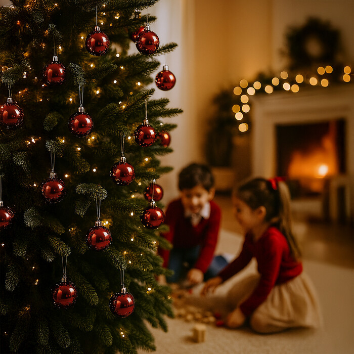 Relaxdays Set of 50 Christmas Baubles