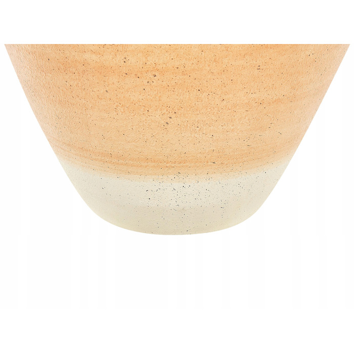 Декоративна керамічна ваза SKIONE, 34 см, світло-коричнева