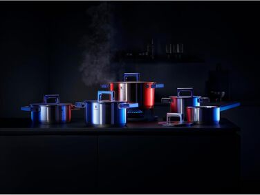 Каструля WMF Ultimate Cool 16 см без кришки, 1,4 л, Cromargan® нержавіюча сталь, без покриття, для індукційних плит, з внутрішньою міткою об'єму, придатна для миття в посудомийній машині