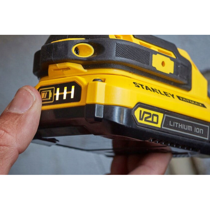 Ударний дриль-шурупокрут Stanley FatMax 18V SFMCD711D2K (2x2,0 Агч) у кейсі