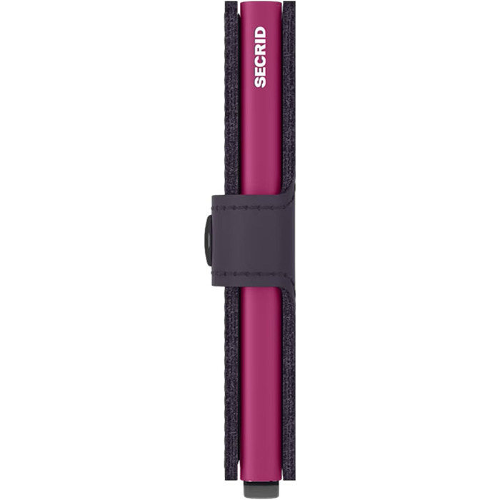 Гаманець Secrid Miniwallet Matte Dark Purple-fuchsia (10.2 x 6.5 x 2.1 см) - Оригінальний жіночий та чоловічий