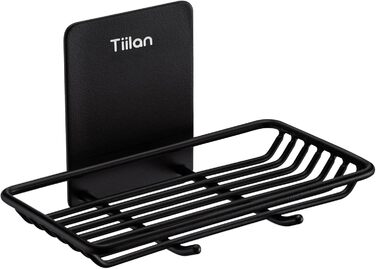 Тримач для мила на стіну - Edelstahl (чорний) | Edelstahl, самоклеючі, для ванної кімнати