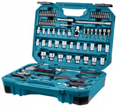 Набір інструментів та торцевих ключів Makita, 76 елементів, E-10899